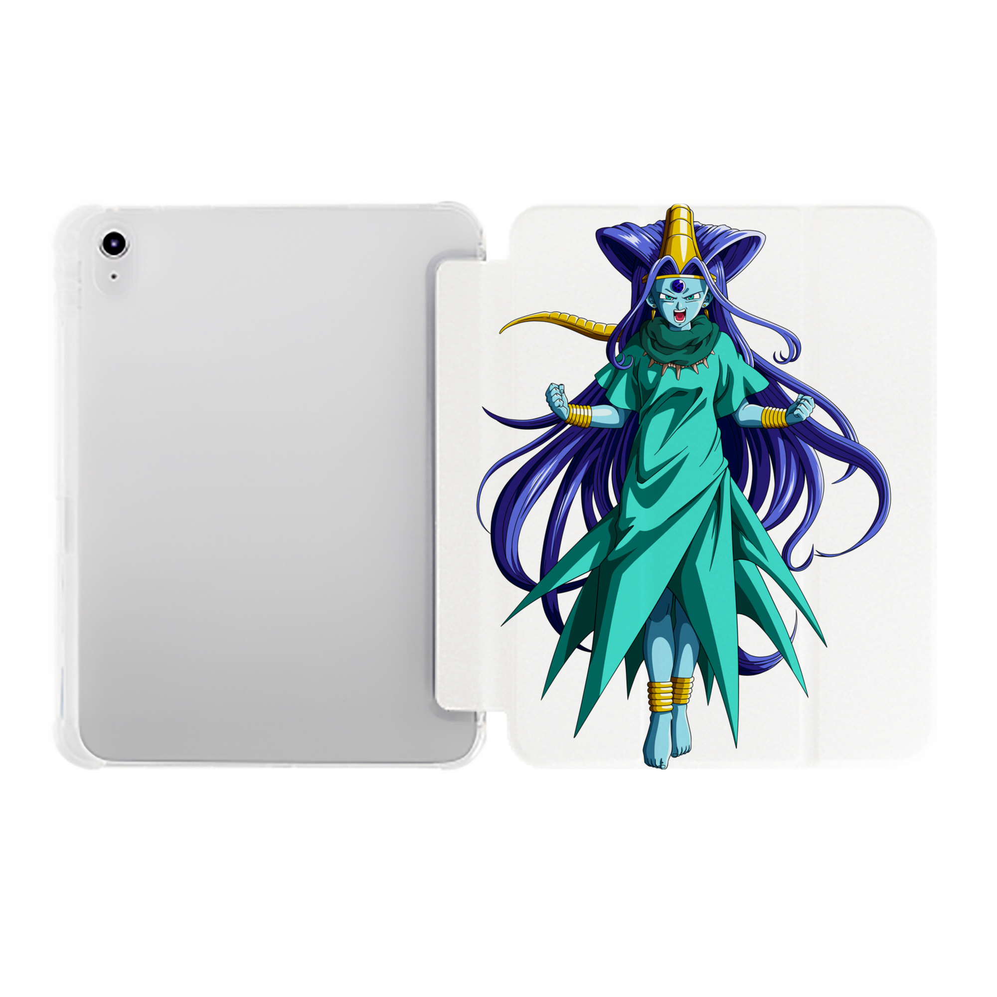（画像用） ドラゴンボール DRAGON BALL IPad ケース ペン収納付き 三つ折りスタンド PUレザー×シリコン 対応機種9.5/10.5/10.9インチ